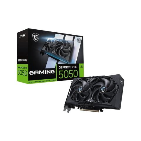 Видеокарта MSI GeForce RTX5050 8Gb GAMING OC (RTX 5050 8G GAMING OC) - Нулевой остаток (Feed) - Нулевой остаток (Feed)