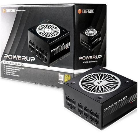 Блок питания Chieftronic 650W PowerUP Gold (GPX-650FC) - Блоки питания  - Блоки питания 