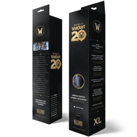 Килимок ігрова поверхня Blizzard World Of Warcraft 20th Anniversary XL Варкрафт (90*42 cm) -   -  