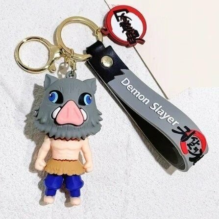Брелок підвіска на рюкзак Demon Slayer Inosuke Hashibira Клинок, що розсікає демонів - -