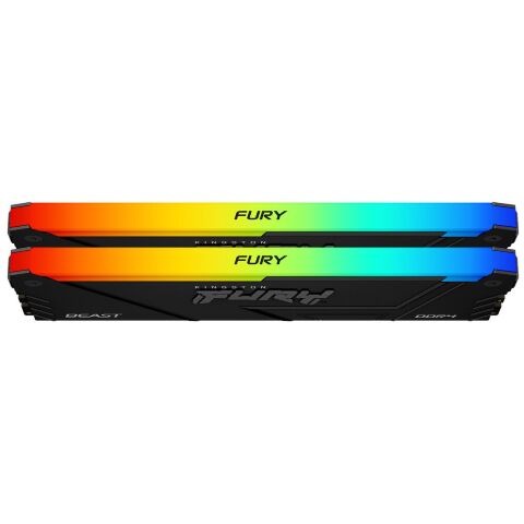 Модуль памяти для компьютера DDR4 64GB (2x32GB) 3600 MHz FURY Beast RGB Kingston Fury (ex.HyperX) (KF436C18BB2AK2/64) - Модули памяти для компьютера - Модули памяти для компьютера