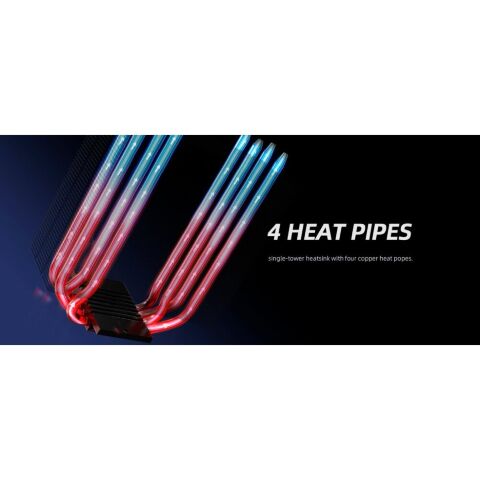 Кулер для процессора ID-Cooling FROZN A410 Black - Нулевой остаток (Feed) - Нулевой остаток (Feed)