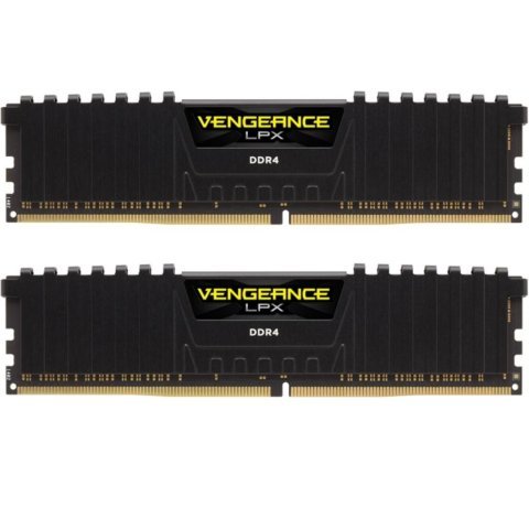Модуль памяти для компьютера DDR4 32GB (2x16GB) 3200 MHz Vengeance LPX Black Corsair (CMK32GX4M2E3200C16) - Нулевой остаток (Feed) - Нулевой остаток (Feed)
