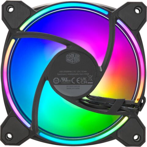 Кулер для корпуса CoolerMaster MF120 Halo 3in1 RGB (MFL-B2DN-213P2-R2) - Нулевой остаток (Feed) - Нулевой остаток (Feed)