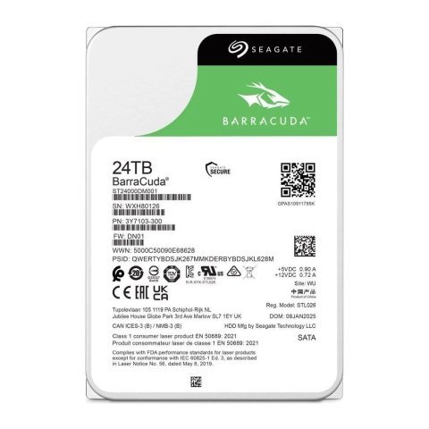 Жесткий диск 3.5" 24TB Seagate (ST24000DM001) - Нулевой остаток (Feed) - Нулевой остаток (Feed)