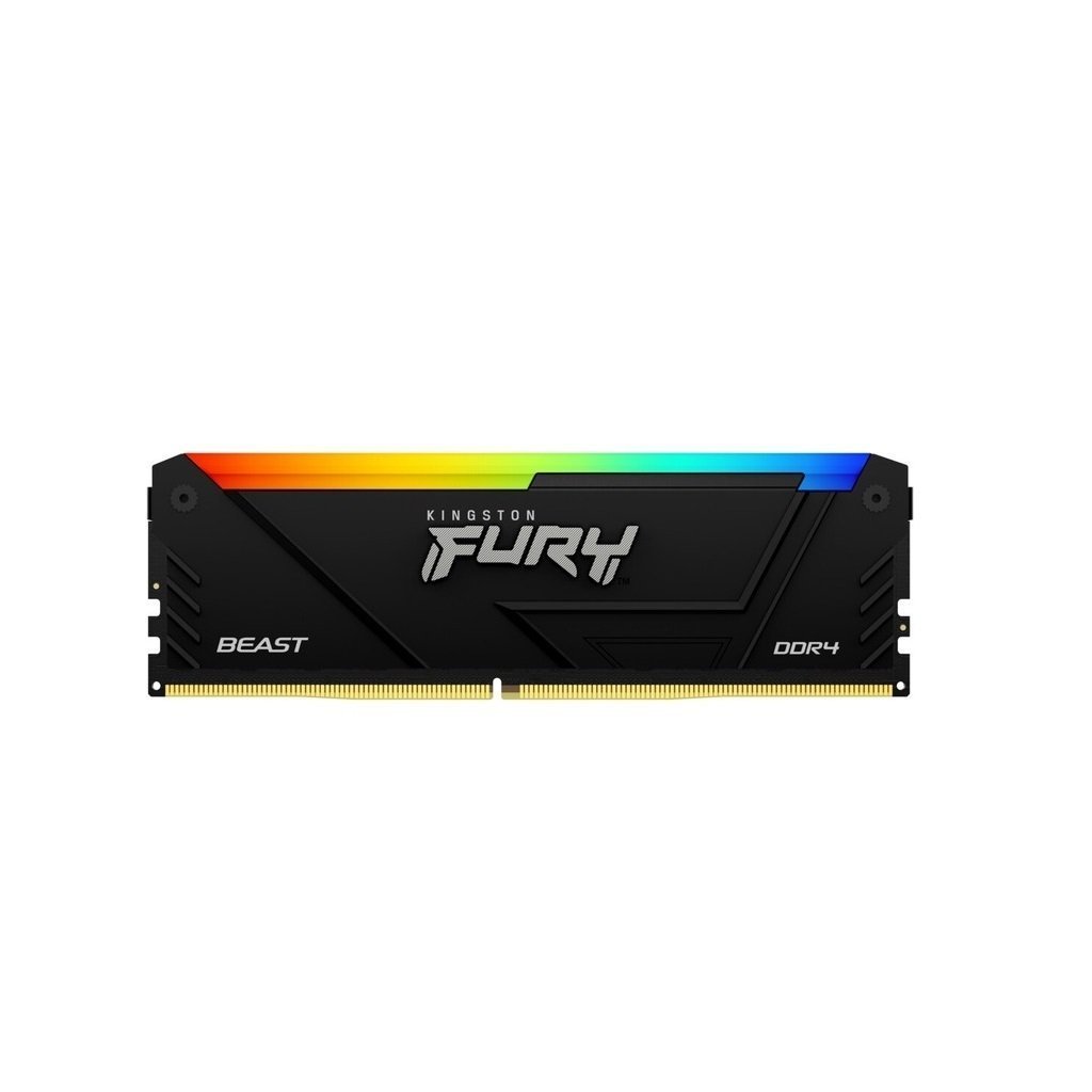 Модуль памяти для компьютера DDR4 16GB 3200 MHz Beast RGB Kingston Fury (ex.HyperX) (KF432C16BB12A/16WP)