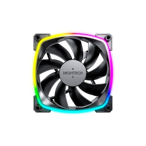 Кулер для корпуса MONTECH AX120 PWM BLACK - Нулевой остаток (Feed) - Нулевой остаток (Feed)