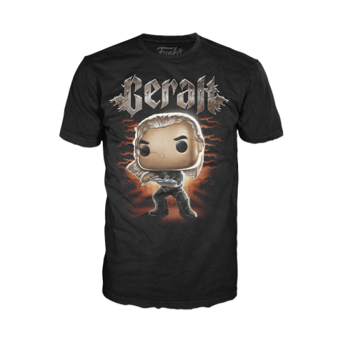 Футболка Funko Tees The Witcher: Geralt фанко Відьмак Геральт (розмір L) -   -  