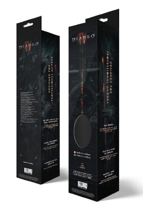 Килимок для миші ігрова поверхня Blizzard DIABLO IV 4 Gate of Hell Діабло XL (90*42 cm) - -