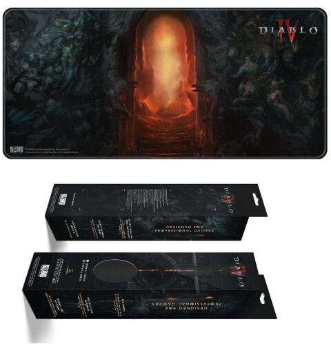Килимок для миші ігрова поверхня Blizzard DIABLO IV 4 Gate of Hell Діабло XL (90*42 cm) -   -  