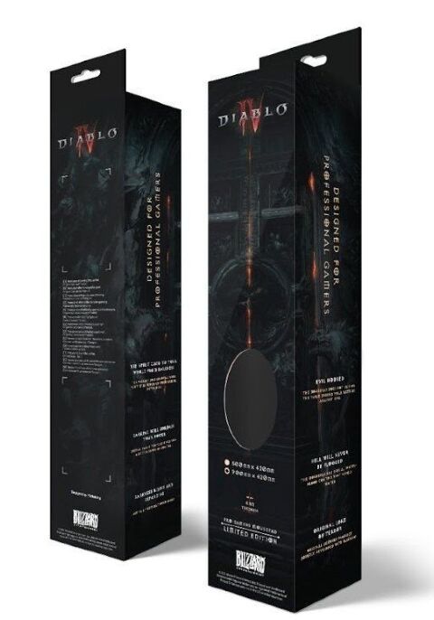 Килимок для миші ігрова поверхня Blizzard DIABLO IV 4 Gate of Hell Діабло XL (90*42 cm) -   -  