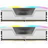 Модуль памяти для компьютера DDR5 32GB (2x16GB) 6000 MHz Vengeance RGB White Corsair (CMH32GX5M2B6000Z30W)