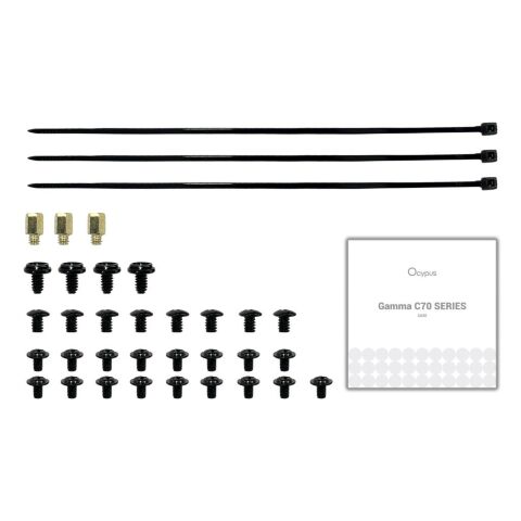 Корпус для ПК OCYPUS GAMMA C70 BK ARGB (GAMMA-C70-BKG400XX-GL) - Нулевой остаток (Feed)  - Нулевой остаток (Feed) 