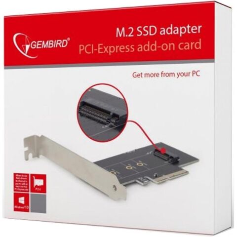 Контроллер PCIe to M.2 22 mm low profile Gembird (PEX-M2-01) - Нулевой остаток (Feed)  - Нулевой остаток (Feed) 