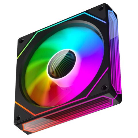 Кулер для корпуса Zezzio PRISM 6 Pro ARGB Black Reverse - Нулевой остаток (Feed)  - Нулевой остаток (Feed) 
