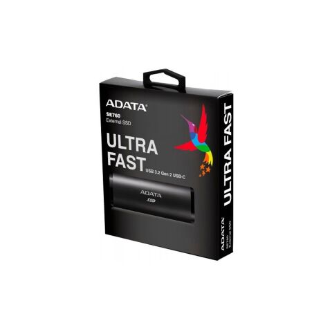 Накопитель SSD USB 3.2 1TB ADATA (ASE760-1TU32G2-CBK) - Нулевой остаток (Feed)  - Нулевой остаток (Feed) 