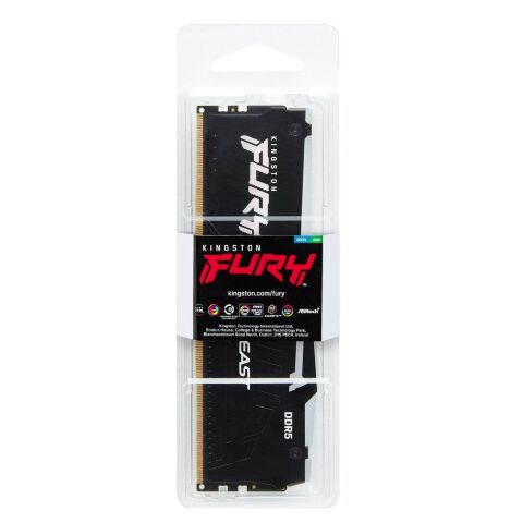 Модуль памяти для компьютера DDR5 16GB 5600 MHz FURY Beast RGB Kingston Fury (ex.HyperX) (KF556C40BBA-16) - Модули памяти для компьютера  - Модули памяти для компьютера 