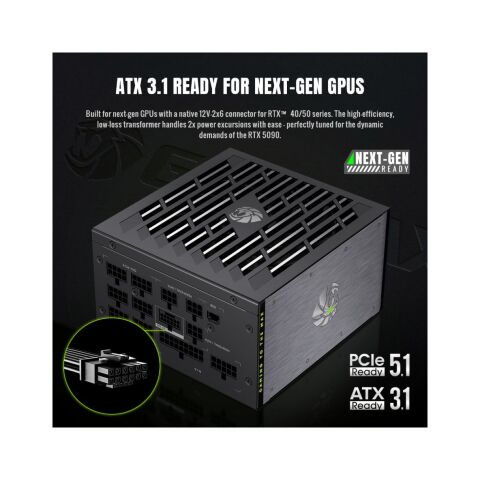 Блок питания Gamemax 1200W (Lion core 1200P) - Нулевой остаток (Feed)  - Нулевой остаток (Feed) 