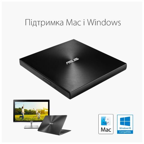 Оптический привод DVD-RW ASUS SDRW-08U9M-U/BLK/G/AS (90DD02A0-M29000) - Нулевой остаток (Feed)  - Нулевой остаток (Feed) 