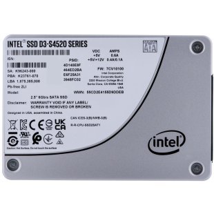 Накопитель SSD 2.5" 7.68TB D3-S4520 INTEL (SSDSC2KB076TZ01)