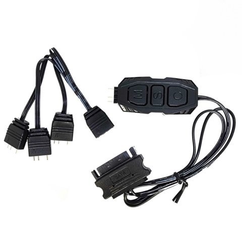 Модуль управления подсветкой Zezzio Контролер керування Zezzio ARGB 3-Pin 5V/SATA (Zezzio ARGB controller Sata) (Zezzio ARGB 3-Pin 5V/SATA) - Нулевой остаток (Feed)  - Нулевой остаток (Feed) 