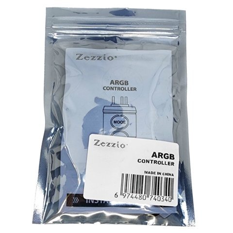 Модуль управления подсветкой Zezzio Контролер керування Zezzio ARGB 3-Pin 5V/SATA (Zezzio ARGB controller Sata) (Zezzio ARGB 3-Pin 5V/SATA) - Нулевой остаток (Feed)  - Нулевой остаток (Feed) 