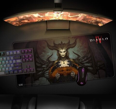 Килимок для миші ігрова поверхня Blizzard DIABLO IV 4 Lilith Діабло Ліліт XL (90*42 cm) - -