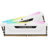 Модуль памяти для компьютера DDR4 32GB (2x16GB) 3600 MHz Vengeance RGB Pro SL White Corsair (CMH32GX4M2D3600C18W)