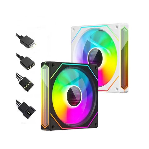 Кулер для корпуса Zezzio PRISM 6 Pro ARGB White - Нулевой остаток (Feed)  - Нулевой остаток (Feed) 