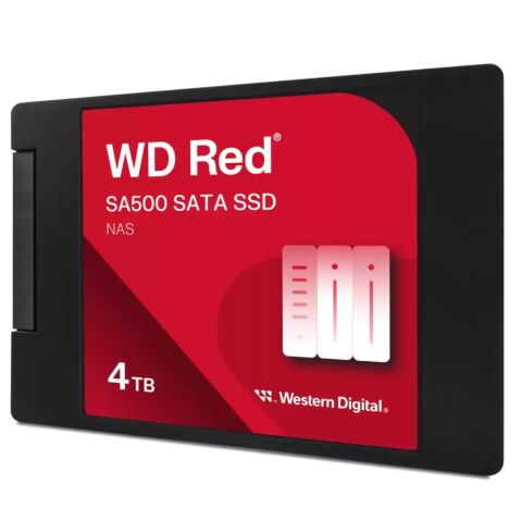 Накопитель SSD 2.5" 4TB RED SA500 WD (WDS400T2R0A-68CKB0) - Внутренние SSD  - Внутренние SSD 