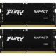 Модуль памяти для ноутбука SoDIMM DDR5 32GB (2x16GB) 6400 MHz Impact Kingston Fury (ex.HyperX) (KF564S38IBK2-32) - Нулевой остаток (Feed) - Нулевой остаток (Feed)