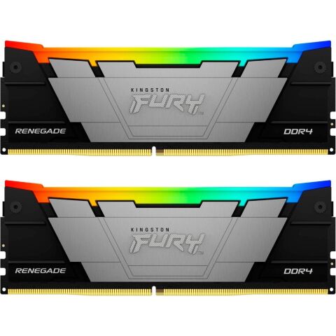 Модуль памяти для компьютера DDR4 32GB (2x16GB) 3200 MHz RenegadeRGB Kingston Fury (ex.HyperX) (KF432C16RB12AK2/32) - Модули памяти для компьютера  - Модули памяти для компьютера 