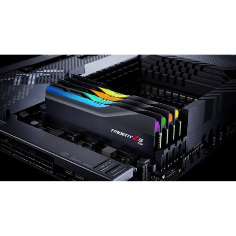 Модуль памяти для компьютера DDR5 32GB (2x16GB) 6000 MHz Trident Z5 RGB Black G.Skill (F5-6000J3636F16GX2-TZ5RK) - Нулевой остаток (Feed)  - Нулевой остаток (Feed) 
