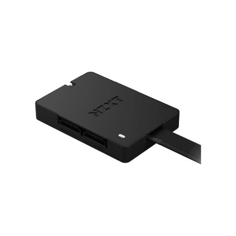Контроллер вентилятора NZXT Control Hub Digital RGB Lighting and Fan Speed Controller (AC-CRFR1-B1) - Многофункциональные панели  - Многофункциональные панели 